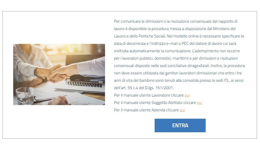 Dimissioni presso un caf o al patronato ma anche online